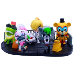 Diorama Completo Five Nights at Freddy's Security Breach Craftables Constructibles Just Toys