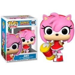 Boneco Sonic The Hedgehog Amy Rose Pop Funko 915