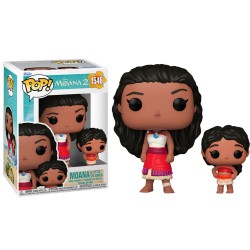 Boneco Disney Princess Moana & Little Sis Simea Pop Funko 1546