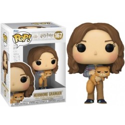 Boneco Harry Potter Hermione Granger With Crookshanks Pop Funko 167