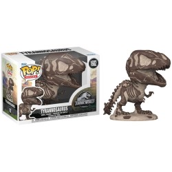 Boneco Jurassic World Tyrannosaurus Fóssil Pop Funko 1682