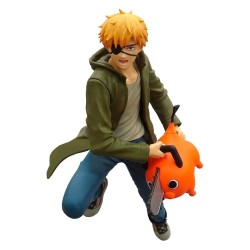 Boneco Chainsaw Man Denji & Pochita Vibration Stars Bandai Banpresto