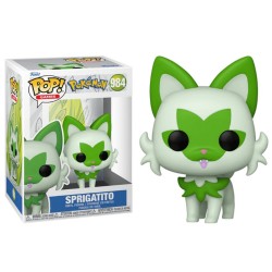 Boneco Pokémon Sprigatito Pop Funko 984