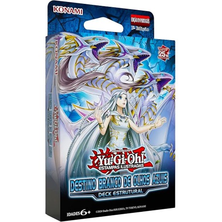 Deck Estrutural Yu-Gi-Oh! Destino Branco de Olhos Azuis
