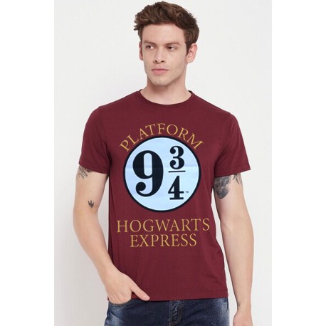Camiseta Harry Potter Platform 9 ¾ Vinho