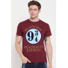 Camiseta Harry Potter Platform 9 ¾ Vinho