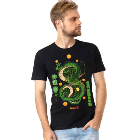 Camiseta Dragon Ball Z Shenron Preta