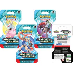 Booster com 6 Cartas Pokémon Escarlate e Violeta Amigos de Jornada Copag