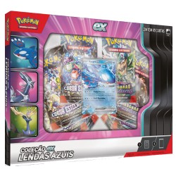 Box Pokémon Escarlate e Violeta Coleção EX Lendas Azuis Kyogre EX Copag