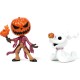 4 Bonecos The Nightmare Before Christmas Jack Skellington, Sally, Zero, Pumpkin Metalfigs Jada