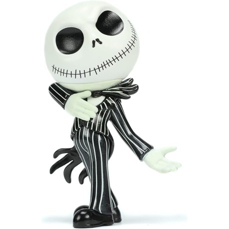 Boneco The Nightmare Before Christmas Jack Skellington Glow In The Dark Metalfigs Jada
