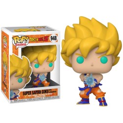 Boneco Dragon Ball Z Super Saiyajin Goku With Kamehameha Pop Funko 948