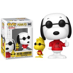 Boneco Peanuts Snoopy Joe Cool & Woodstock Pop Funko 1680