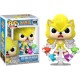Boneco Sonic The Hedgehog Super Sonic With Emeralds Special Edition Flocked Pop Funko 1059