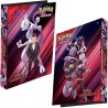 Pasta Fichário Pokémon Escarlate e Violeta Rivais Predestinados Equipe Rocket Capa Dura 4 Argolas