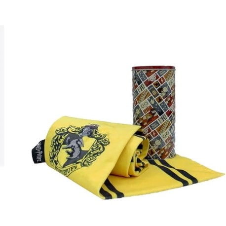 Cachecol Harry Potter Hufflepuff Lufa Lufa com Lata