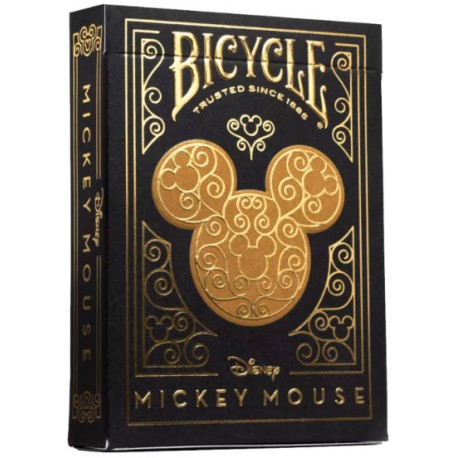 Baralho Temático Bicycle Disney Mickey Mouse Black & Gold