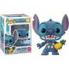 Boneco Disney Lilo & Stitch Luau Flocked Special Edition Pop Funko 1567