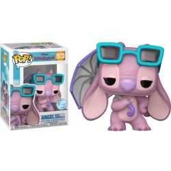 Boneco Disney Lilo & Stitch Angel With Umbrella Special Edition Pop Funko 1573