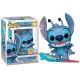 Boneco Disney Lilo & Stitch On Surfboard Summer Convention 2025 Limited Edition Pop Funko 1594