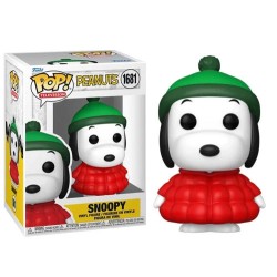 Boneco Peanuts Snoopy in Puffer Jacket Pop Funko 1681