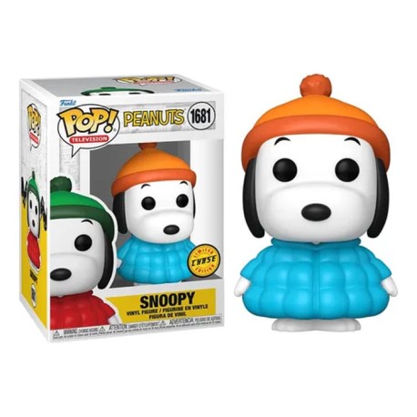 Boneco Peanuts Snoopy in Puffer Jacket Chase Limited Edition Pop Funko 1681