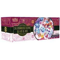 Box Pokémon Calendário de Festas de Fim de Ano 2025 Copag