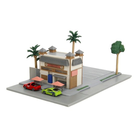 Miniatura Velozes e Furiosos Toretto Café  Diorama Nano Scene Die Cast Jada