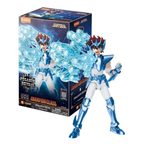 Boneco Saint Seiya Os Cavaleiros do Zodíaco Seiya Pegasus Champion Class Blokees