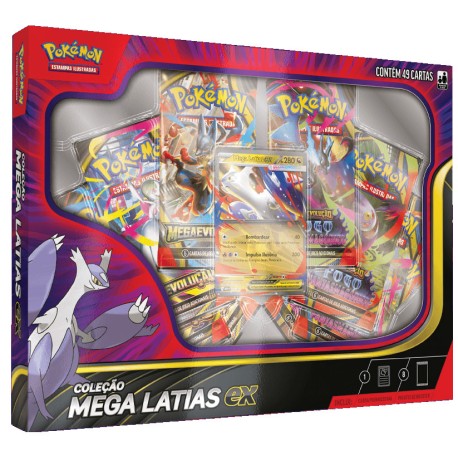 Box Pokémon Coleção Mega Latias EX Copag