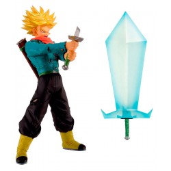 Boneco Dragon Ball Super Trunks do Futuro Final Hope Slash com Sword of Light Banpresto