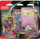 Kit com 2 Triple Pack Pokémon Mega Evolução Fogo Fantasmagórico Cottonee e Whimsicott Copag