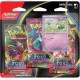 Kit com 2 Triple Pack Pokémon Mega Evolução Fogo Fantasmagórico Cottonee e Whimsicott Copag