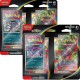 Kit com 2 Quádruplo Pack Pokémon Mega Evolução Fogo Fantasmagórico Sneasel e Weavile Copag