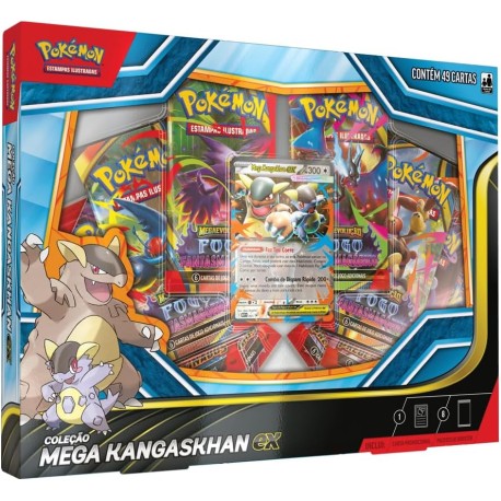 Box Pokémon Coleção Mega Kangaskhan EX Copag