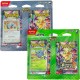 Kit com 2 Quádruplo Pack Pokémon Mega Evolução Heróis Excelsos Komala do Lauro e Tangela da Érica Copag