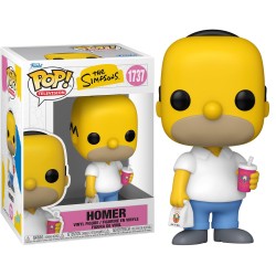 Boneco The Simpsons Homer With Krusty Burger Pop Funko 1737