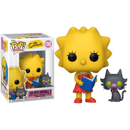 Boneco The Simpsons Lisa With Snowball II Pop Funko 1740