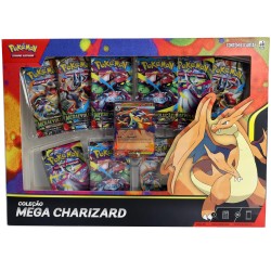 Box Pokémon Coleção Mega Charizard Y EX Copag