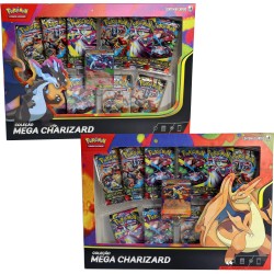 2 Box Pokémon Coleção Mega Charizard X e Y EX Copag