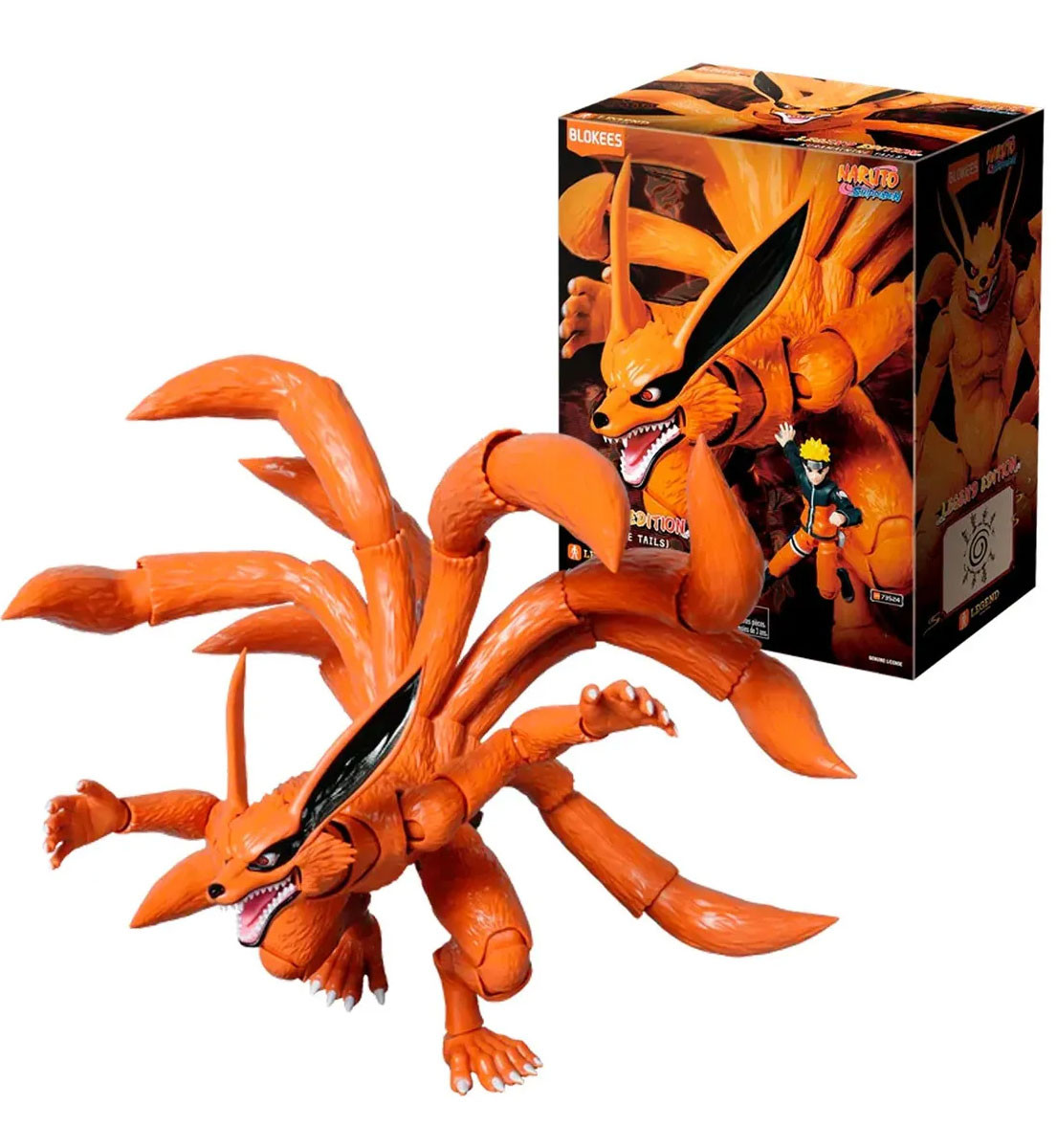 Boneco Naruto Shippuden Kurama Nine Tails Legend Edition Blokees