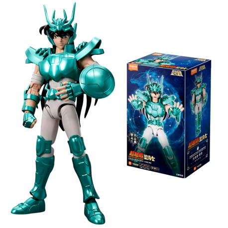 Boneco Saint Seiya Os Cavaleiros do Zodíaco Shiryu Dragon Champion Class Blokees