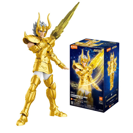 Boneco Saint Seiya Os Cavaleiros do Zodíaco Shura Capricorn Champion Class Blokees