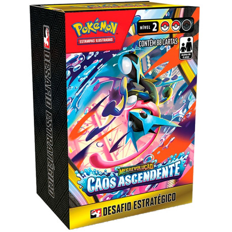 Desafio Estratégico Pokémon Mega Evolução Caos Ascendente Copag
