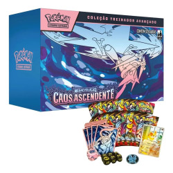 Box Elite Pokémon Mega Evolução Caos Ascendente Coleção Treinador Avançado Copag