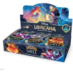 Box 24 Boosters Disney Lorcana Whispers in The Well Set 10 Trading Card Game Ravensburger