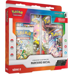 Box Pokémon Mega Evolução Coleção Parceiro Inicial Serie 2 Copag