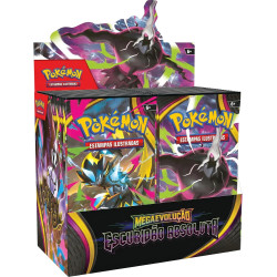Box 36 Boosters Cards Pokémon Mega Evolução Escuridão Absoluta Copag