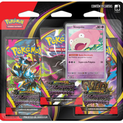 Triple Pack Pokémon Mega Evolução Escuridão Absoluta Slowpoke Copag