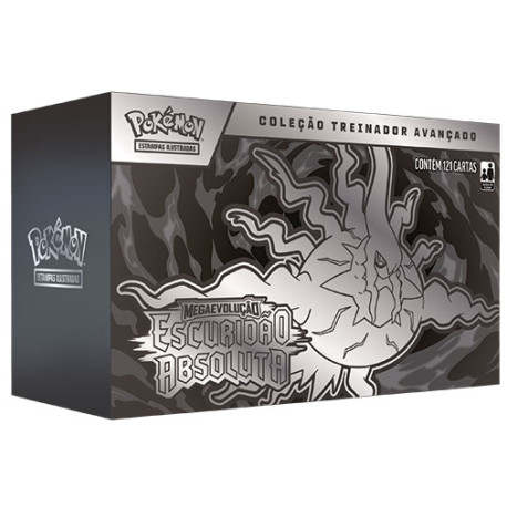 Box Elite Pokémon Mega Evolução Escuridão Absoluta Coleção Treinador Avançado Copag